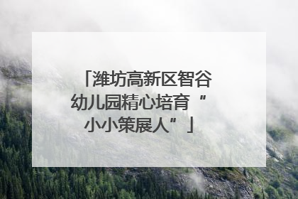 潍坊高新区智谷幼儿园精心培育“小小策展人”