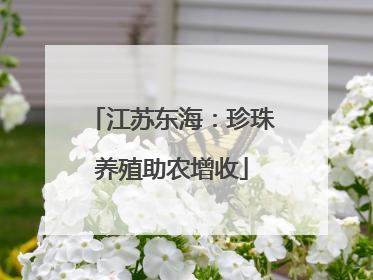 江苏东海：珍珠养殖助农增收