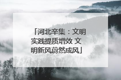 河北辛集：文明实践提质增效 文明新风蔚然成风
