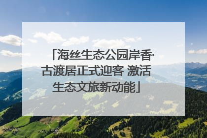 海丝生态公园岸香·古渡居正式迎客 激活生态文旅新动能