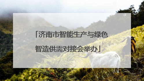 济南市智能生产与绿色智造供需对接会举办