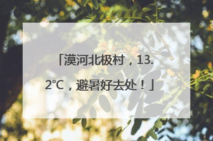 漠河北极村，13.2℃，避暑好去处！
