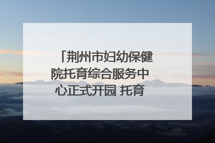 荆州市妇幼保健院托育综合服务中心正式开园 托育宣传月同步启动