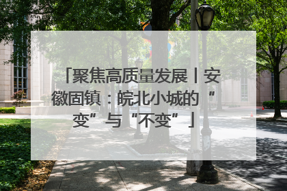 聚焦高质量发展丨安徽固镇：皖北小城的“变”与“不变”