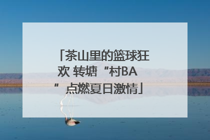 茶山里的篮球狂欢 转塘“村BA”点燃夏日激情
