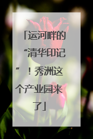 运河畔的“清华印记”！秀洲这个产业园来了
