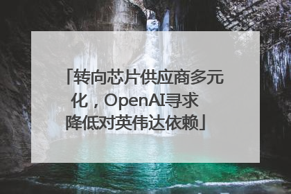 转向芯片供应商多元化，OpenAI寻求降低对英伟达依赖