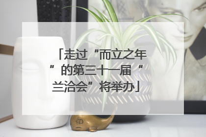 走过“而立之年”的第三十一届“兰洽会”将举办