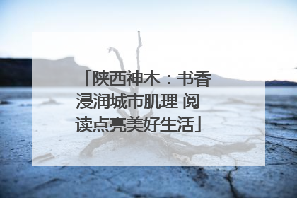 陕西神木：书香浸润城市肌理 阅读点亮美好生活