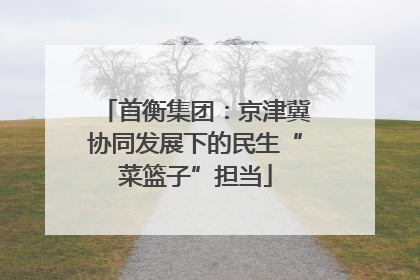 首衡集团：京津冀协同发展下的民生“菜篮子”担当