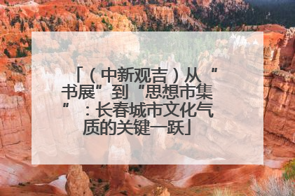 （中新观吉）从“书展”到“思想市集”：长春城市文化气质的关键一跃