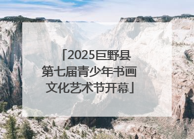2025巨野县第七届青少年书画文化艺术节开幕